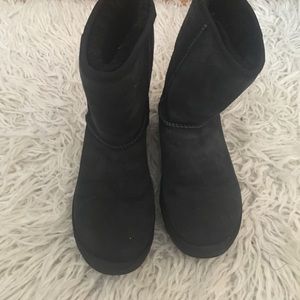 Black Mid-Length UGG Boots